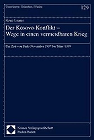 Loquai, Heinz. Der Kosovo-Konflikt. Wege in einen vermeidbaren Krieg - Die Zeit von Ende November 1997 bis März 1999. Nomos Verlags GmbH, 2000.