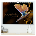 Schmetterlinge ganz nah (hochwertiger Premium Wandkalender 2025 DIN A2 quer), Kunstdruck in Hochglanz