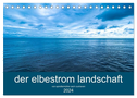 der elbestrom landschaft (Tischkalender 2024 DIN A5 quer), CALVENDO Monatskalender
