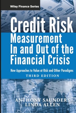 Saunders / Allen. Credit Risk 3E. John Wiley & Sons, 2010.