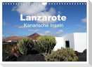 Lanzarote - Kanarische Inseln (Wandkalender 2024 DIN A4 quer), CALVENDO Monatskalender