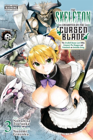 Tsuruoka, Nobuhisa / Nozomi Ginyoku. The Skeleton Enchanted by the Cursed Blade, Vol. 3. Yen Press, 2026.