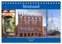 Stralsund - Perle der Ostsee (Tischkalender 2024 DIN A5 quer), CALVENDO Monatskalender