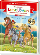 Die schönsten Leselöwen-Geschichten zum Lesenlernen - Ponys und Pferde