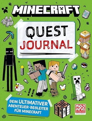 Mojang AB / Minecraft. Minecraft Quest Journal. Dein ultimativer Abenteuer-Begleiter für Minecraft - Hilfreicher Guide für Fans ab 8 Jahren | Ideen und Herausforderungen für noch mehr Spaß. Schneiderbuch, 2026.