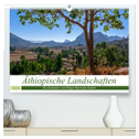 Äthiopische Landschaften (hochwertiger Premium Wandkalender 2024 DIN A2 quer), Kunstdruck in Hochglanz