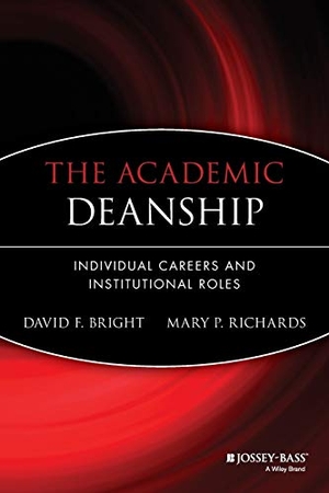Bright. Academic Deanship. John Wiley & Sons, 2001.