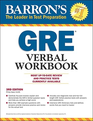 Geer, Philip. GRE Verbal Workbook. Simon & Schuster UK Ltd, 2017.