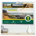 Erlebnis Forststeig Elbsandstein (hochwertiger Premium Wandkalender 2024 DIN A2 quer), Kunstdruck in Hochglanz