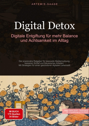 Saage - Deutschland, Artemis. Digital Detox: Digitale Entgiftung für mehr Balance und Achtsamkeit im Alltag - Der praxisnahe Ratgeber für bewusste Mediennutzung, besseren Schlaf und fokussiertes Arbeiten - Mit Strategien für einen gesünderen digitalen Lebensstil. Saage Books, 2025.