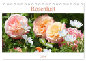 Rosenlust (Tischkalender 2024 DIN A5 quer), CALVENDO Monatskalender