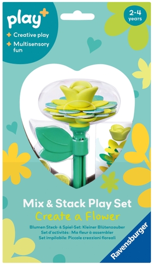 Play+ Blumen Steck- und Spiel-Set: Kleiner Blütenzauber gelb - ab 2 Jahre. Ravensburger Spieleverlag, 2026.