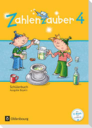Zahlenzauber 4. Ausgabe Bayern (Neuausgabe). Schülerbuch mit Kartonbeilagen