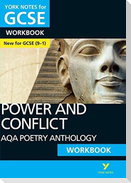 AQA Poetry Anthology - Power and Conflict: York Notes for GCSE Workbook - for 2026, 2027 exams