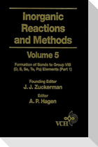 Inorganic Reactions   Methods V 5