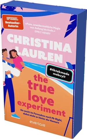 Lauren, Christina. The True Love Experiment - Sie sucht im Fernsehen nach Mr Right, dabei steht er hinter der Kamera - Roman | Mit limitiertem Farbschnitt | Für Fans von 'The Soulmate Equation' der TikTok-Lieblingsautorin. Piper Verlag GmbH, 2024.