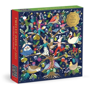 Galison. 12 Days of Joy 500 Piece Foil Puzzle. Abrams and Chronicle Books IWUK, 2026.