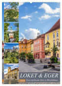 LOKET UND EGER Zwei idyllische Orte in Westböhmen (Wandkalender 2024 DIN A2 hoch), CALVENDO Monatskalender