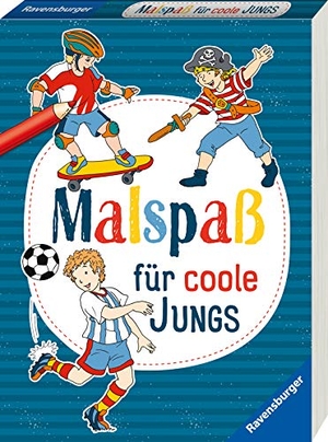 Malspaß für coole Jungs ab 4 Jahren. Ravensburger Verlag, 2020.