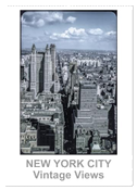 NEW YORK CITY - Vintage Views (Wandkalender 2024 DIN A2 hoch), CALVENDO Monatskalender