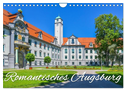 Romantisches Augsburg (Wandkalender 2024 DIN A4 quer), CALVENDO Monatskalender