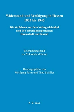 Form, Wolfgang / Theo Schiller et al (Hrsg.). Erschließungsband zur Mikrofiche-Edition. De Gruyter Saur, 2008.