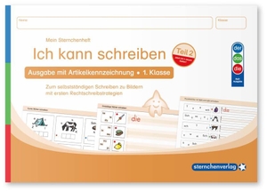 Langhans, Katrin. Ich kann schreiben Teil 2 - Ausgabe mit Artikelkennzeichnung 1. Klasse - Schülerarbeitsheft zum selbstständigen Schreiben zu Bildern mit ersten Rechtschreibstrategien. Sternchenverlag GmbH, 2016.