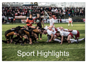 Sport Highlights (Wandkalender 2025 DIN A4 quer), CALVENDO Monatskalender