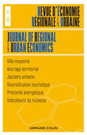 Revue d'économie régionale et urbaine N°1/2026