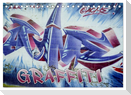 Graffiti - Kunst aus der Dose (Tischkalender 2024 DIN A5 quer), CALVENDO Monatskalender