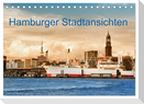 Hamburger Stadtansichten (Tischkalender 2024 DIN A5 quer), CALVENDO Monatskalender