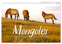 Mongolei - Endlose Steppe und wilde Natur. (Tischkalender 2024 DIN A5 quer), CALVENDO Monatskalender