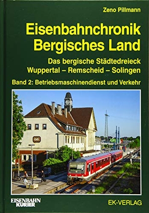 Pillmann, Zeno. Eisenbahnchronik Bergisches Land - Band 2 - Das Bergische Städtedreieck Wuppertal - Remscheid - Solingen; Band 2: Betriebsmaschinendienst. Ek-Verlag Eisenbahnkurier, 2020.