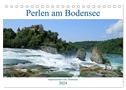 Perlen am Bodensee (Tischkalender 2024 DIN A5 quer), CALVENDO Monatskalender