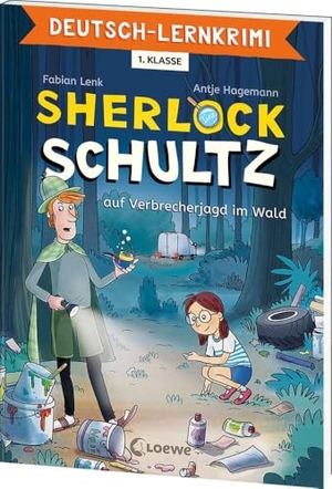 Lenk, Fabian. Deutsch-Lernkrimi - Sherlock Schultz auf Verbrecherjagd im Wald - Komm mit auf Spurensuche - Deutsch-Lernkrimi zum Trainieren des Wissens aus der 1. Klasse. Loewe Verlag GmbH, 2024.