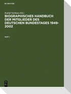Biografisches Handbuch der Mitglieder des Deutschen Bundestages 1949-2002