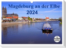 Magdeburg an der Elbe 2024 (Wandkalender 2024 DIN A3 quer), CALVENDO Monatskalender