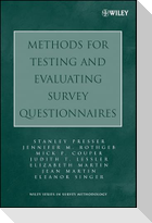 Methods for Testing and Evaluating Survey Questionnaires