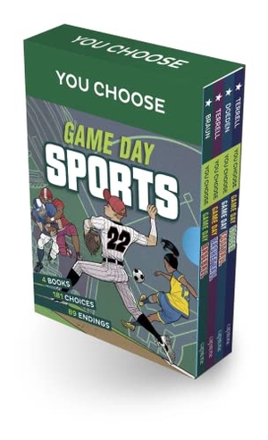 Braun, Eric / Terrell, Brandon et al. You Choose: Game Day Sports Boxed Set. Capstone, 2023.