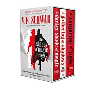 Schwab, V. E.. Shades of Magic Trilogy Slipcase - A darker Shade of Magic - A Gathering of Shadows - A Conjuring of Light. Titan Publ. Group Ltd., 2020.