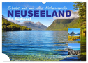 Erlebe mit mir das Naturwunder Neuseeland die Südinsel (Wandkalender 2024 DIN A3 quer), CALVENDO Monatskalender