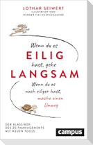 Wenn du es eilig hast, gehe langsam