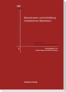 Rekonstruktion und Erschließung mittelalterlicher Bibliotheken