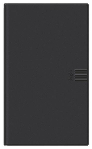|Heye (Hrsg.). Wochen-Taschenkalender, schwarz 2027 - Schwarzer Terminkalender mit herausnehmbarem Adressbuch. Buch-Kalender mit hochwertiger Kunststoffhülle. Taschenkalender 2027 zum Planen von Terminen.. Heye, 2026.