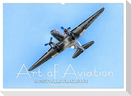 Art of Aviation - Kunstvolle Flugzeuge (Wandkalender 2024 DIN A2 quer), CALVENDO Monatskalender