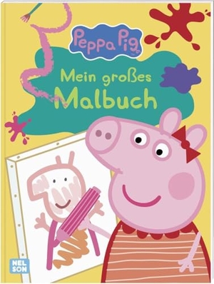 Peppa Wutz Ausmalbilder: Mein großes Malbuch - Mit kräftigen Konturen und großen Ausmalflächen | Kinderbeschäftigung ab 3. Nelson Verlag, 2022.