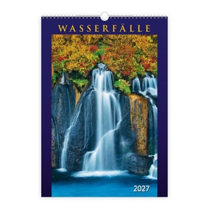 Trötsch Verlag GmbH & Co. KG (Hrsg.). TRÖTSCH - Wandkalender Wasserfälle 2027 - Wandkalender. Trötsch Verlag GmbH, 2026.