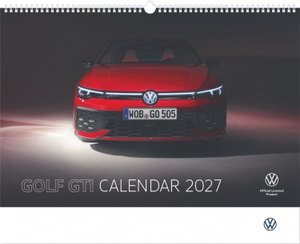 Neumann Verlage GmbH & Co KG (Hrsg.). VW Golf GTI Calendar 2027 - Wandkalender 49,5x33 cm mit Fotografien von VW Golf GTI und englischem Kalendarium. Neumann Verlage GmbH & Co, 2026.