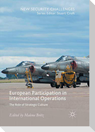 European Participation in International Operations