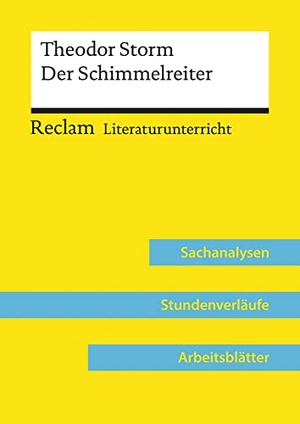 Mitterer, Nicola. Theodor Storm: Der Schimmelreiter (Lehrerband) - Reclam Literaturunterricht: Sachanalysen, Stundenverläufe, Arbeitsblätter. Reclam Philipp Jun., 2021.